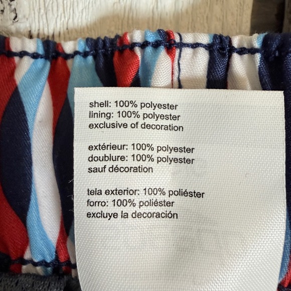 Speedo Swim Trunks Board Shorts Men Large Red White Blue Patriotic July 4th Fun - Picture 9 of 9